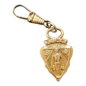 Gucci Crest Zipper Pull | Gold-Plated | Vintage